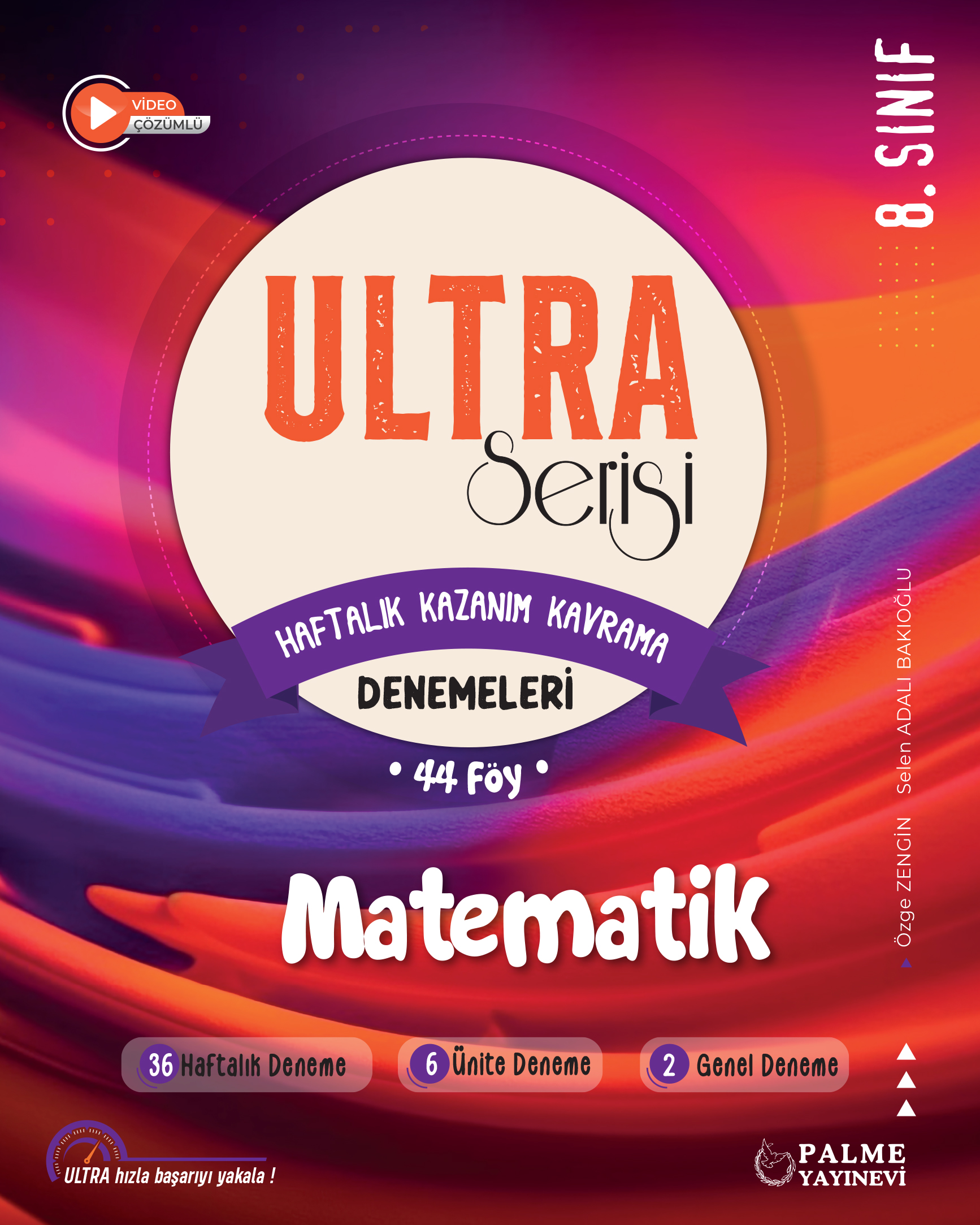 Ultra Serı̇Sı̇ 8. Sınıf Matematı̇K Haftalık Kazanım Kavrama Denemelerı̇-44 FöY kapak görseli